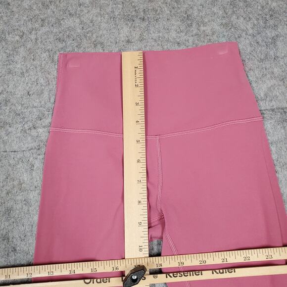 Lululemon Leggings Womens 2 Align II 25" Moss Rose Pink Yoga Run Soft Gym‎ - Picture 3 of 8